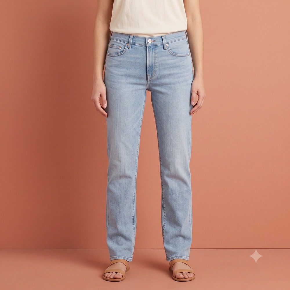Levi's 514 Straight Fit Women Jeans Size 18 Reg W29 L31‎ Blue Denim Stretch EUC